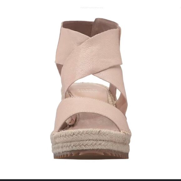 Eileen Fisher Quiet Luxury Coastal Minimalist Preppy Beachy Capsule Wedge 8 1/2 - Picture 5 of 14